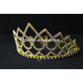 Cheap gold kings and queen crown for sale